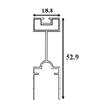 Dimensions du Profil Coulissant